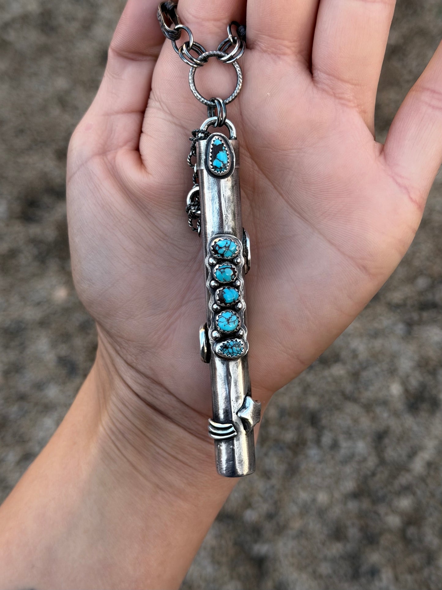 Egyptian Turquoise Doob Tube