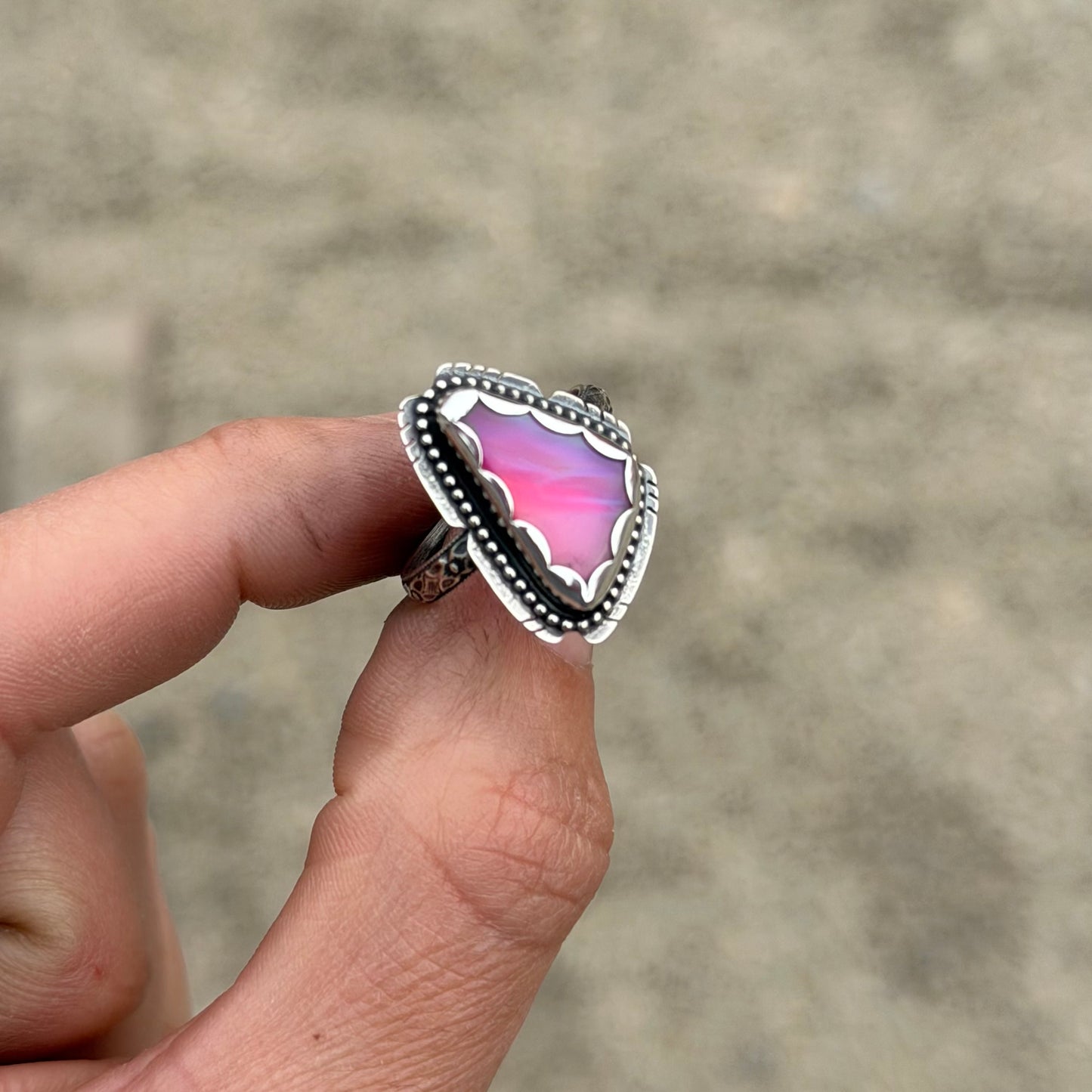 Aura Opal Edge Ring -6