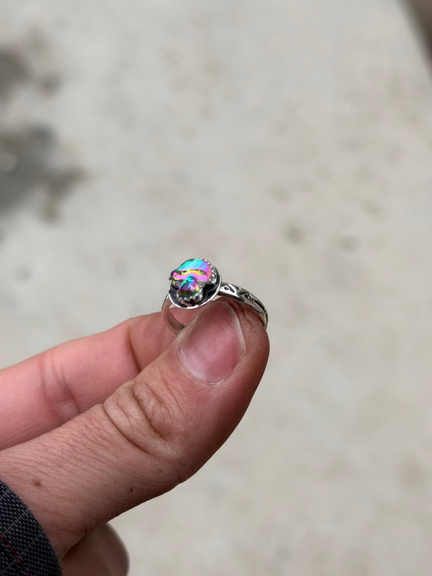 Mini Rainbow Shroom Ring 6