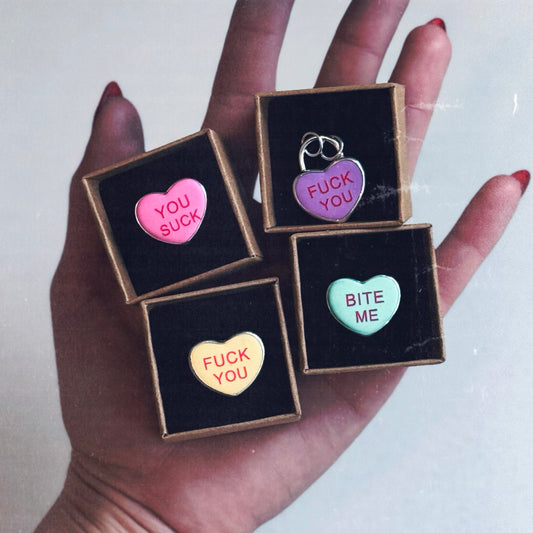 Anti-Valentine Heart Ring