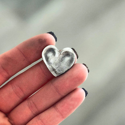 Heart Fingerprint Pendant