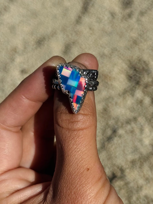 Aurora Blaze Bolt Ring 7