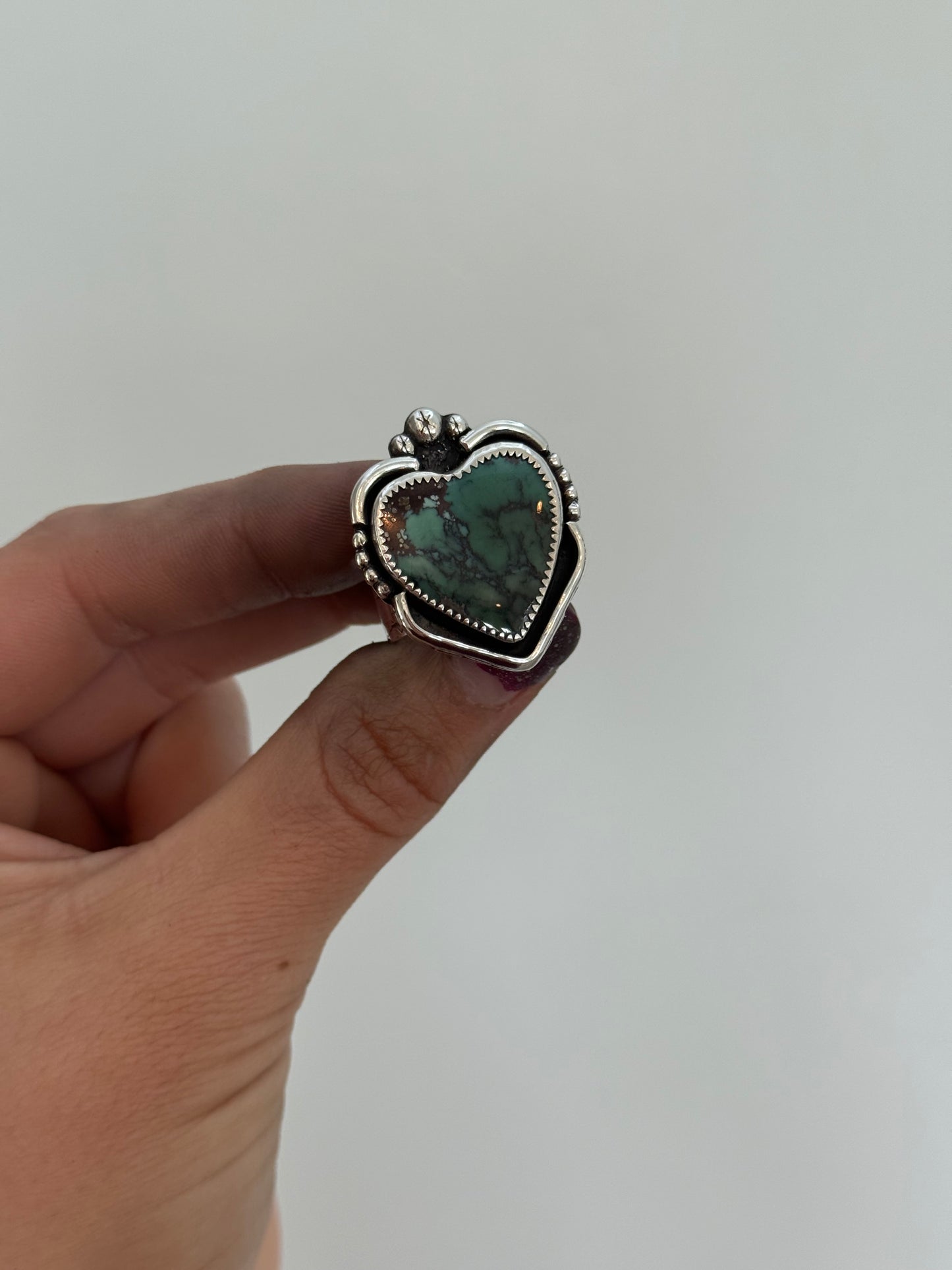 ADJ Royston Turquoise Heart Ring