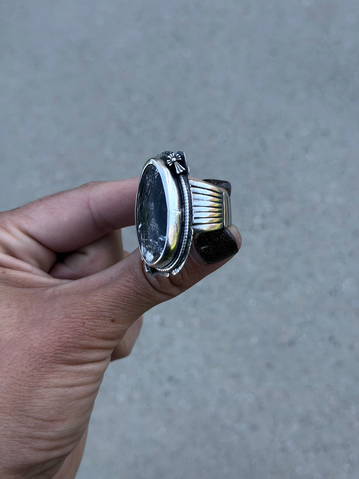 White Buffalo Ring -11