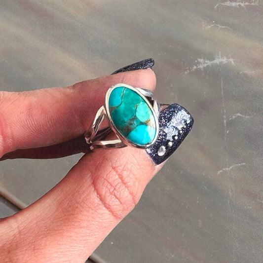 Kingman Turquoise Ring 10