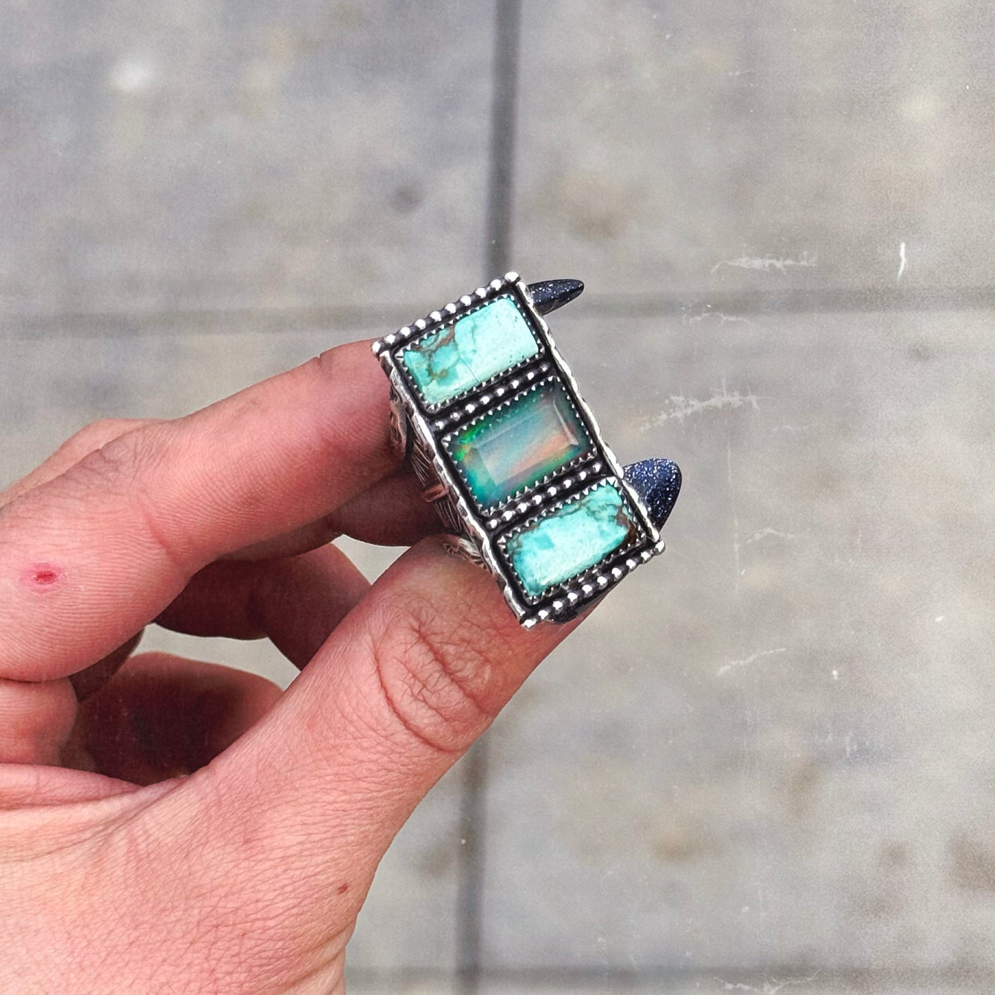 Turquoise Opal Ring 6