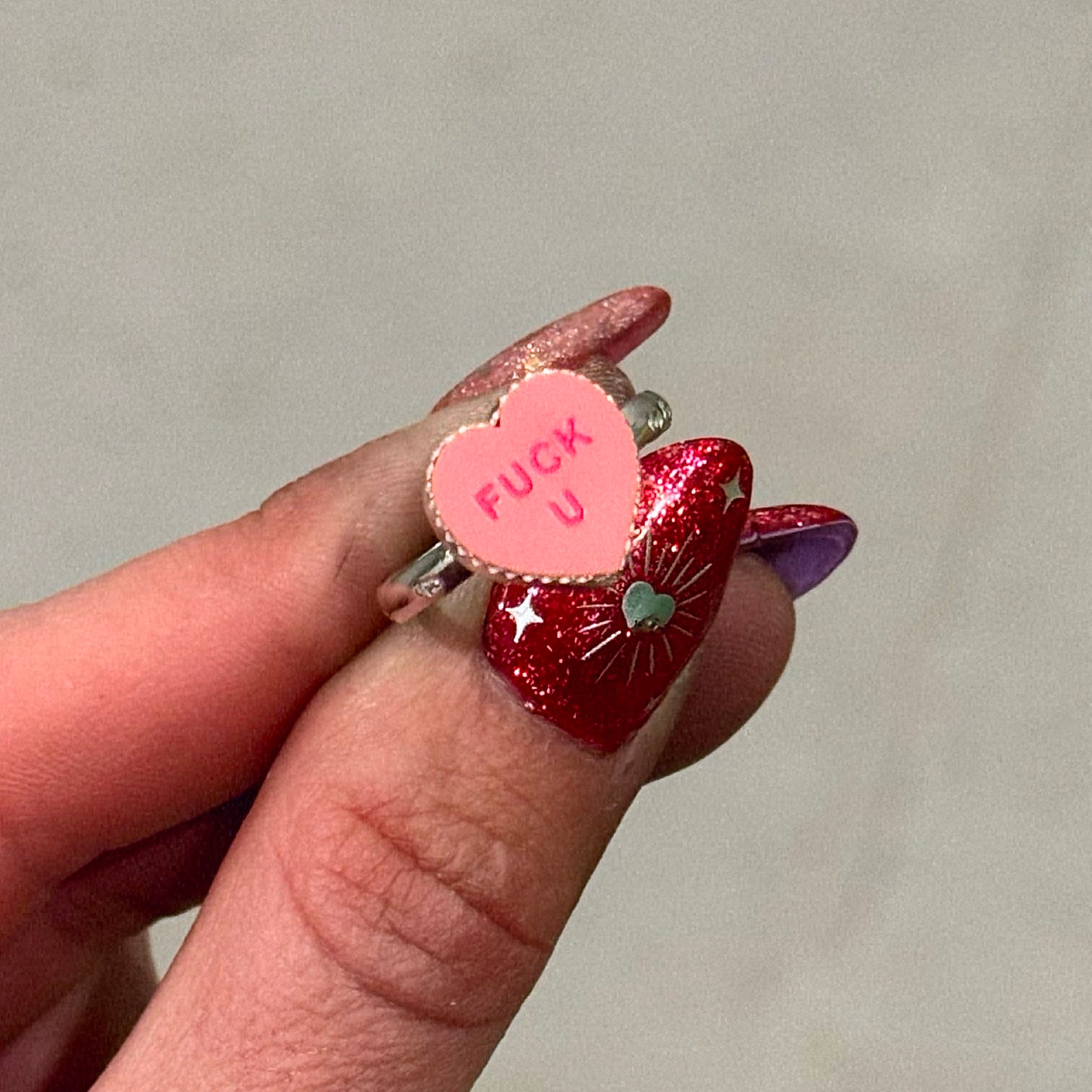 FU Heart Ring