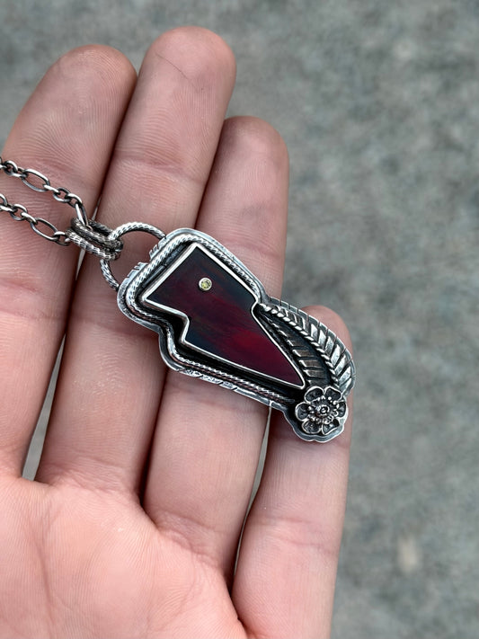 Floral Bolt Necklace