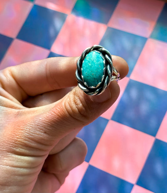 Kingman Turquoise Ring 7