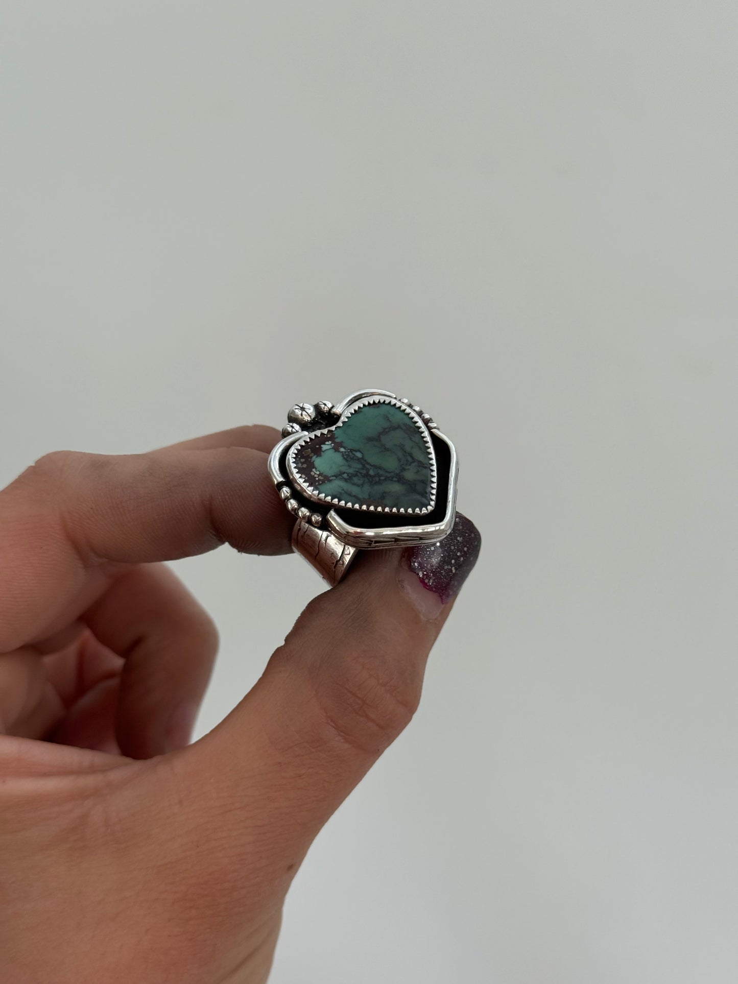 ADJ Royston Turquoise Heart Ring