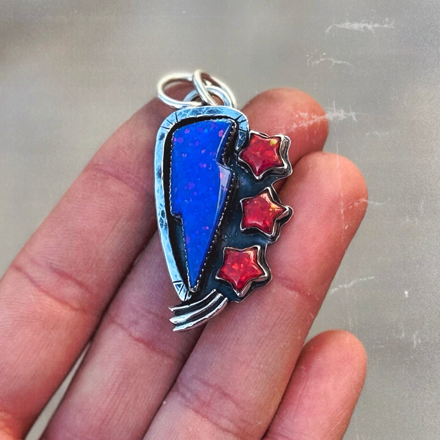 Shooting Star Bolt Pendant