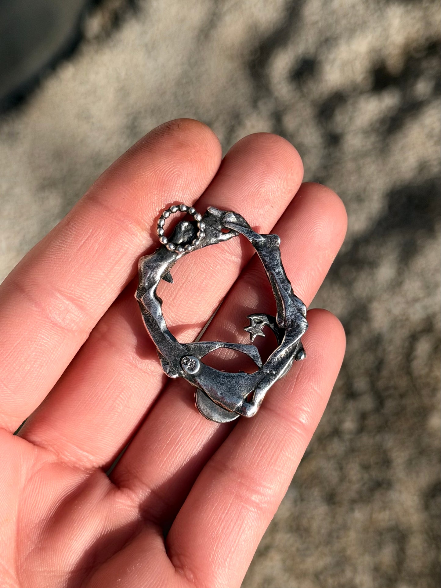 Moonstone Star Necklace