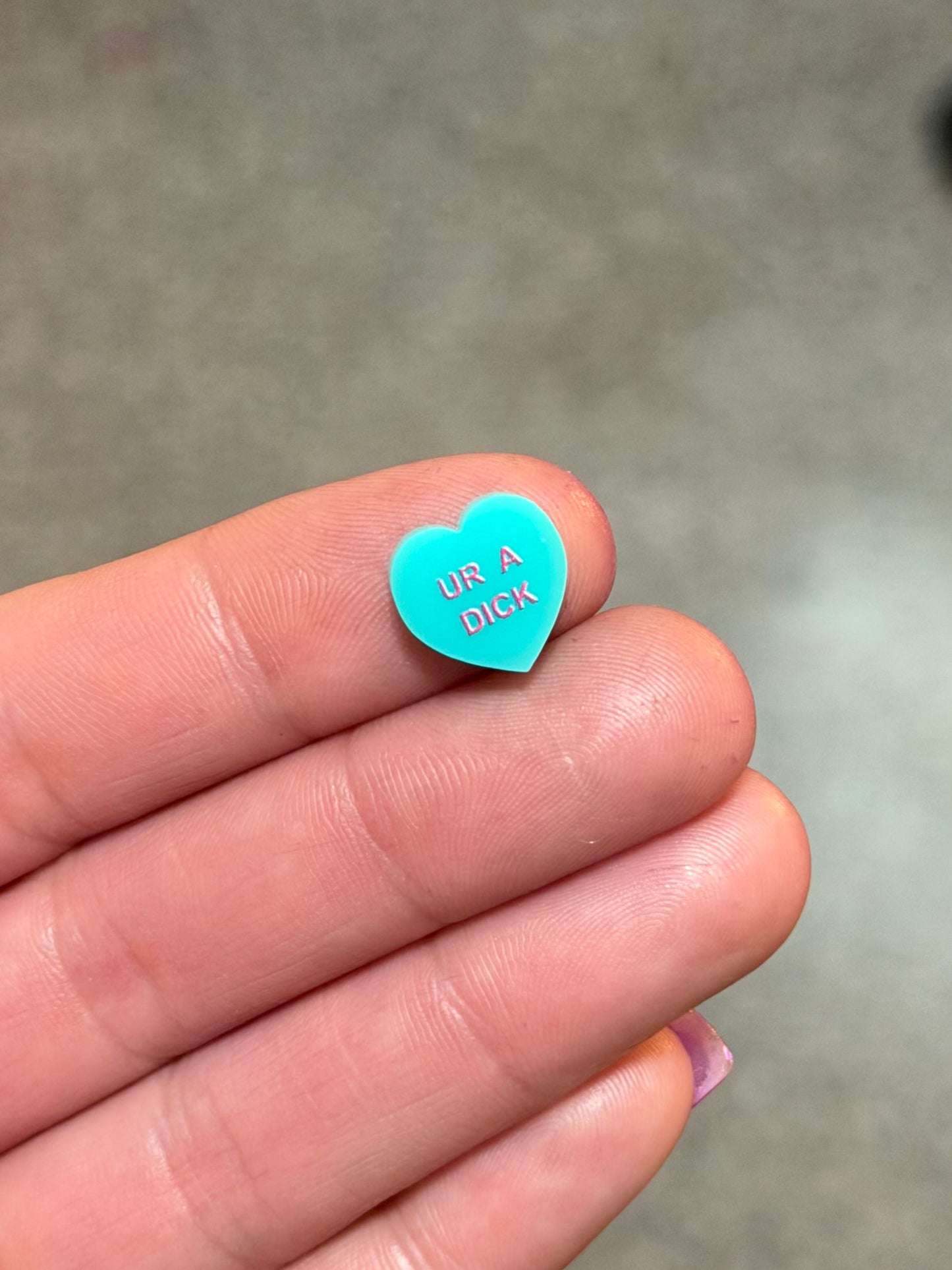 Mini Convo Heart Ring