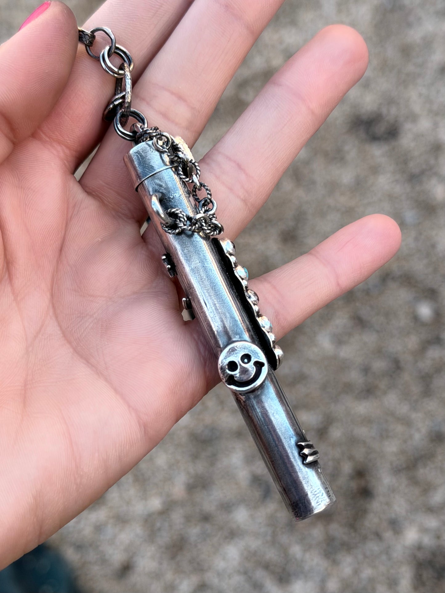 Egyptian Turquoise Doob Tube