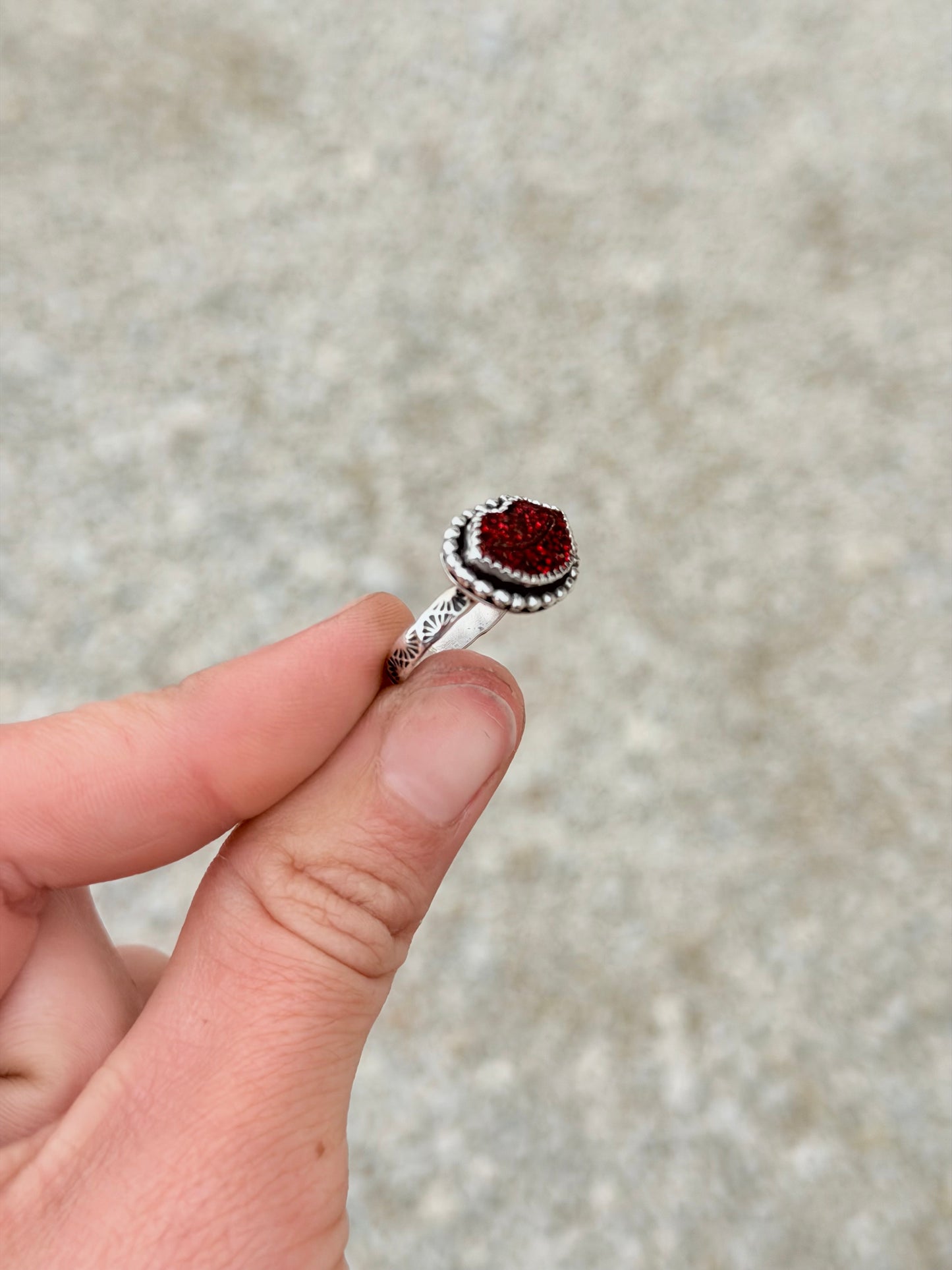 Mini Red Hot Lips Ring