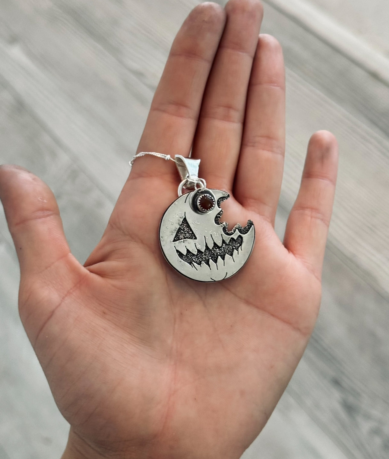 Spooky Pumpkin Necklace