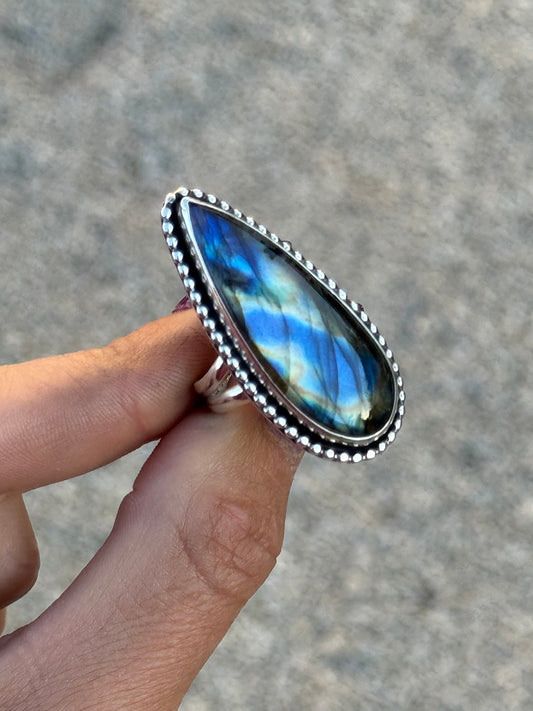 Moonlit Tear Ring 7
