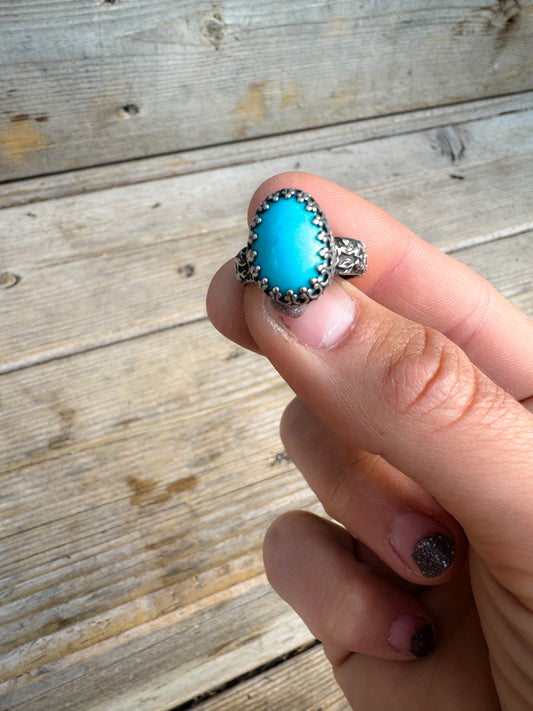 Fox Mine Nevada Turquoise Ring 6