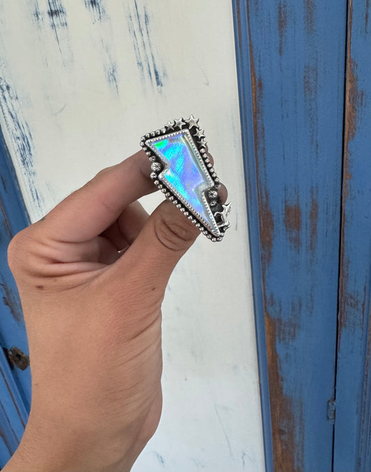 Holographic Bolt Ring 8