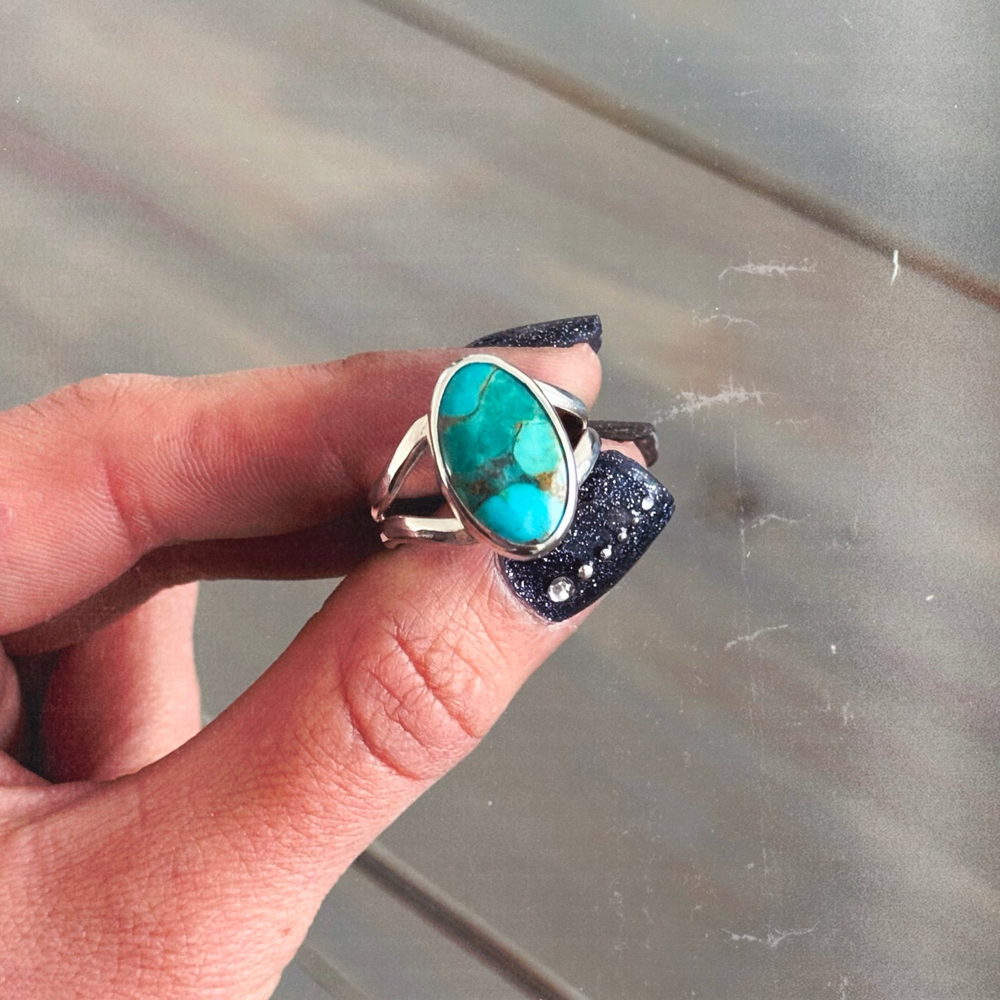 Kingman Turquoise Ring 10