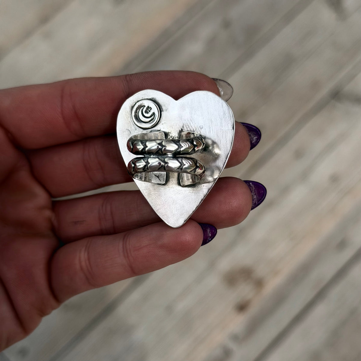 Labradorite Heart Ring 6