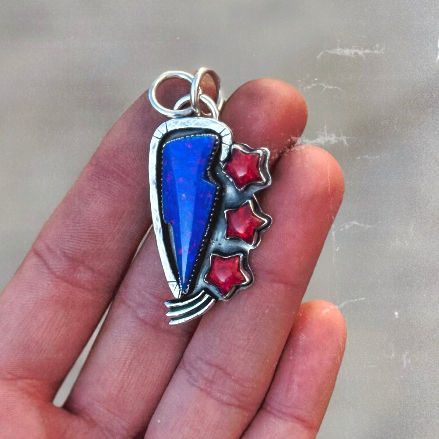 Shooting Star Bolt Pendant