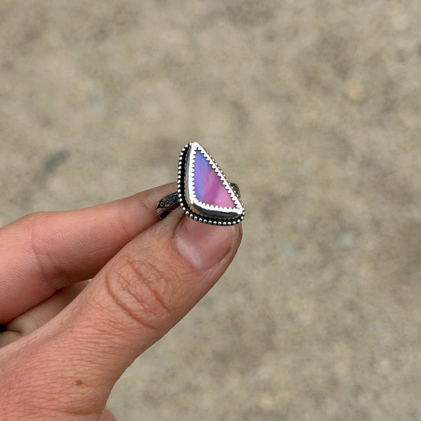 Bead Aura Ring 7