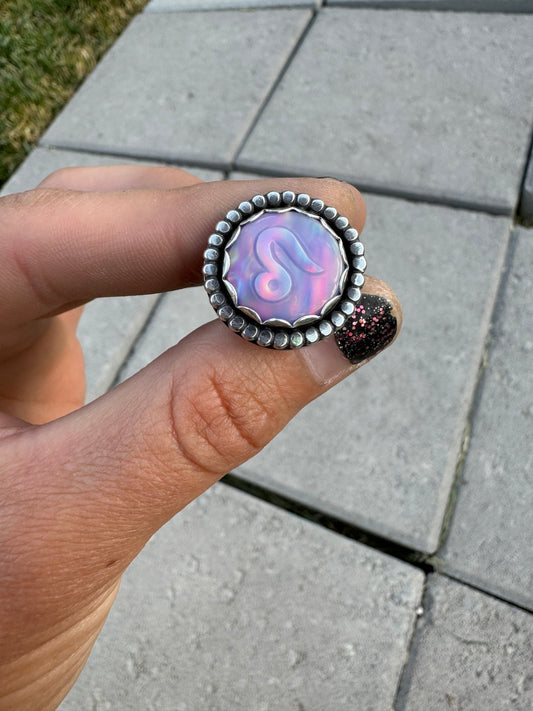 Aura Opal Leo Ring -4