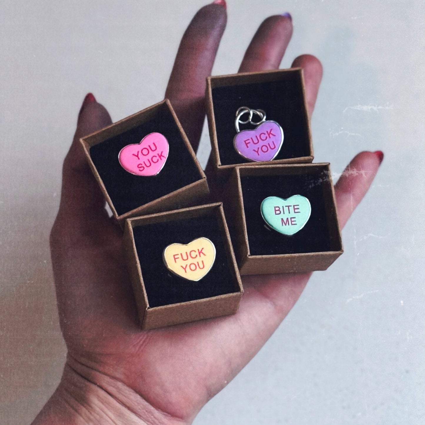 Anti-Valentine Heart Ring