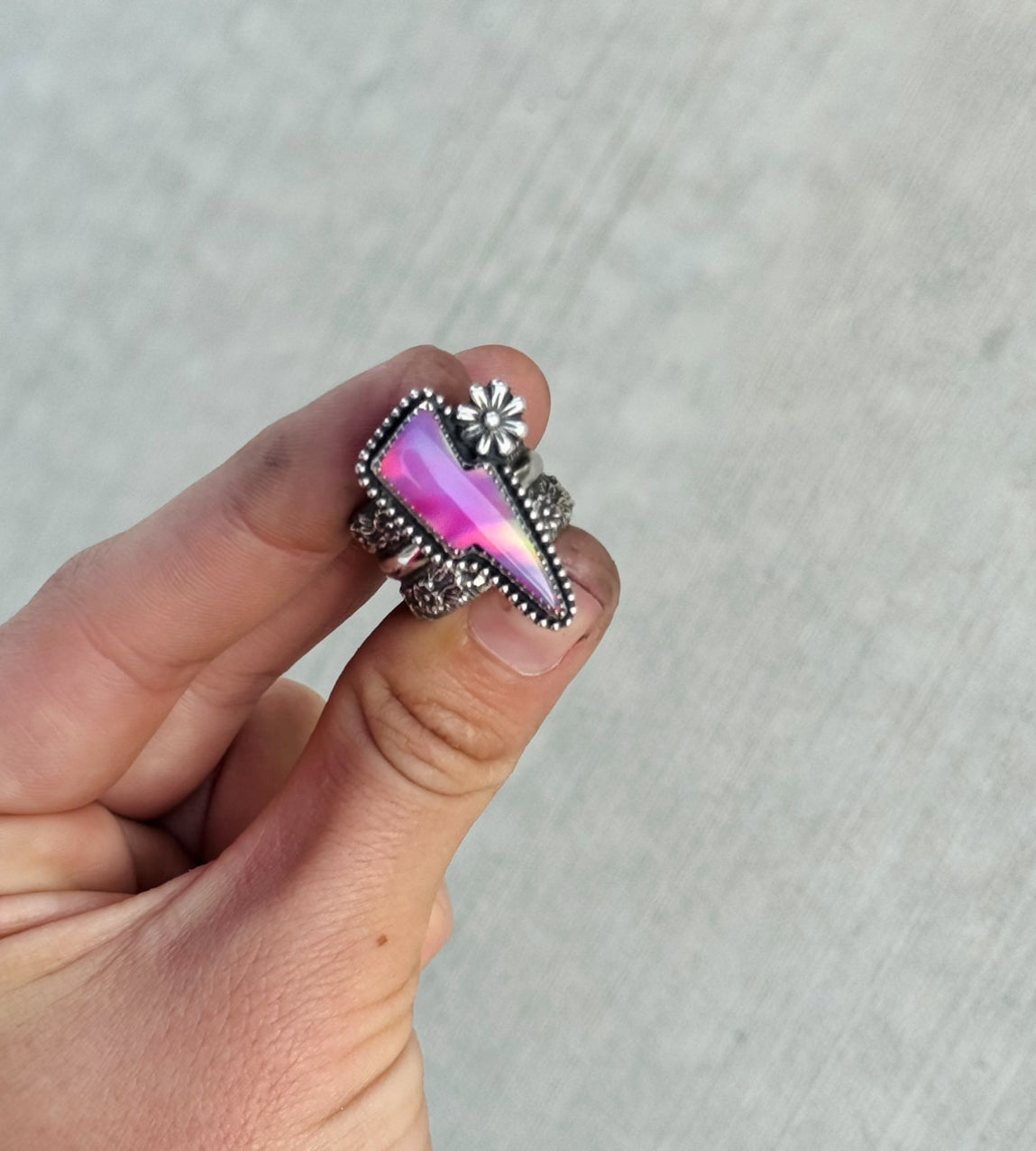 Floral Bolt Ring -5