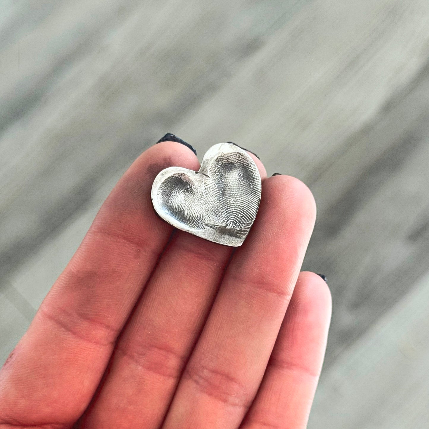 Heart Fingerprint Pendant