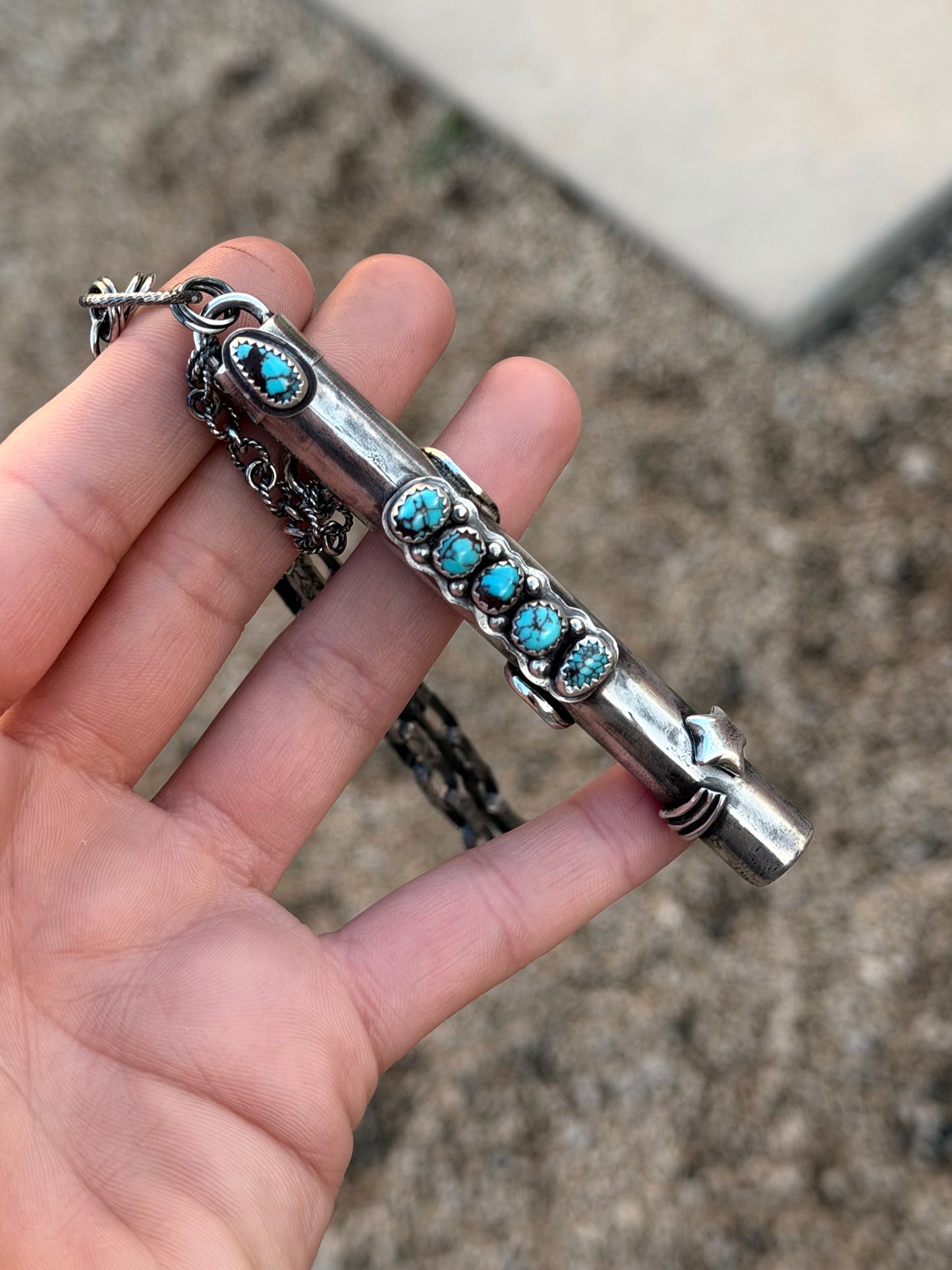 Egyptian Turquoise Doob Tube