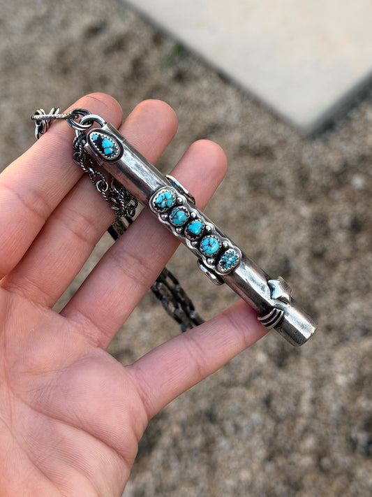 Egyptian Turquoise Doob Tube