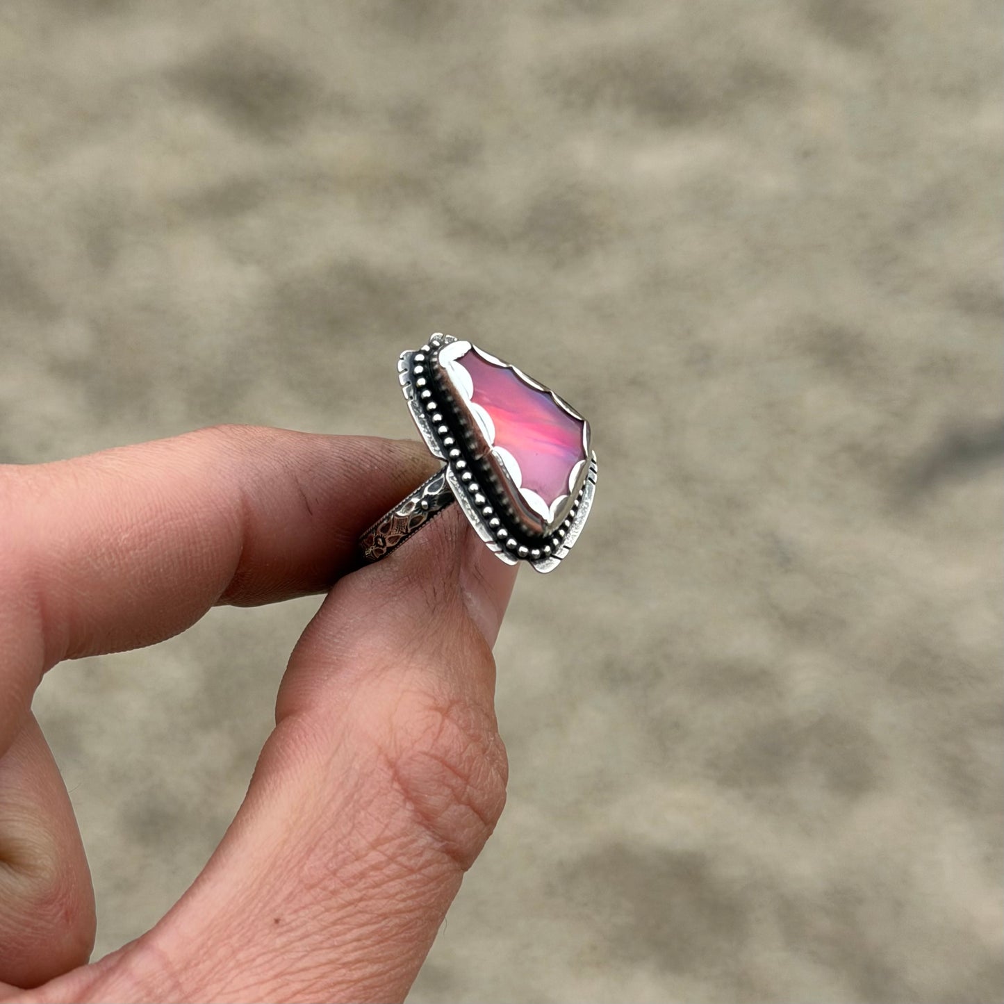 Aura Opal Edge Ring -6