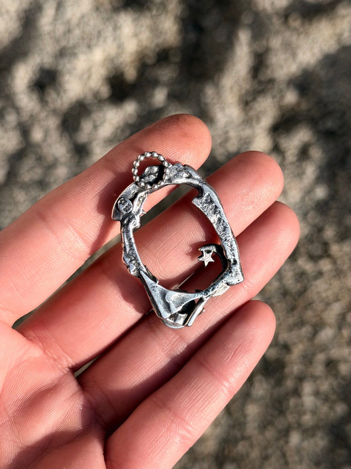 Moonstone Star Necklace
