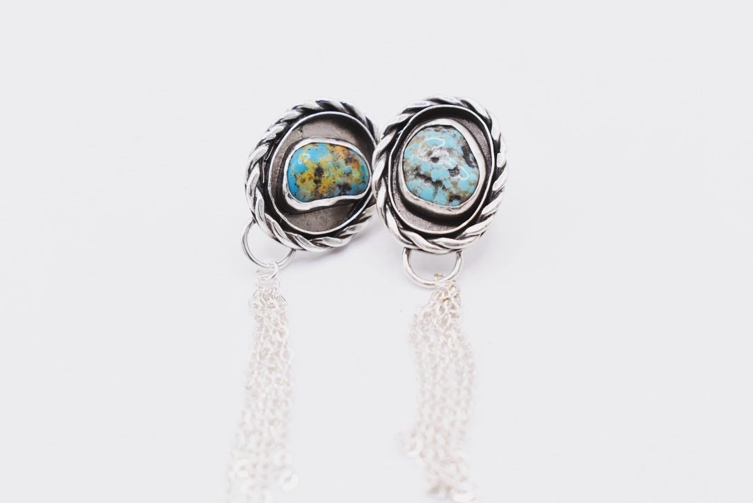 Turquoise in the Rough Earrings