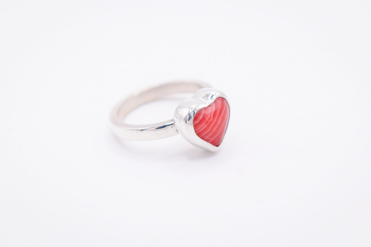 Dainty Rhodochrosite Ring 6