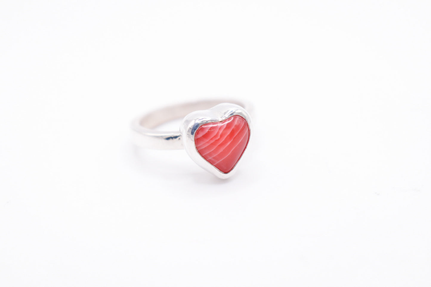 Dainty Rhodochrosite Ring 6