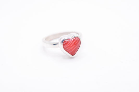 Dainty Rhodochrosite Ring 6