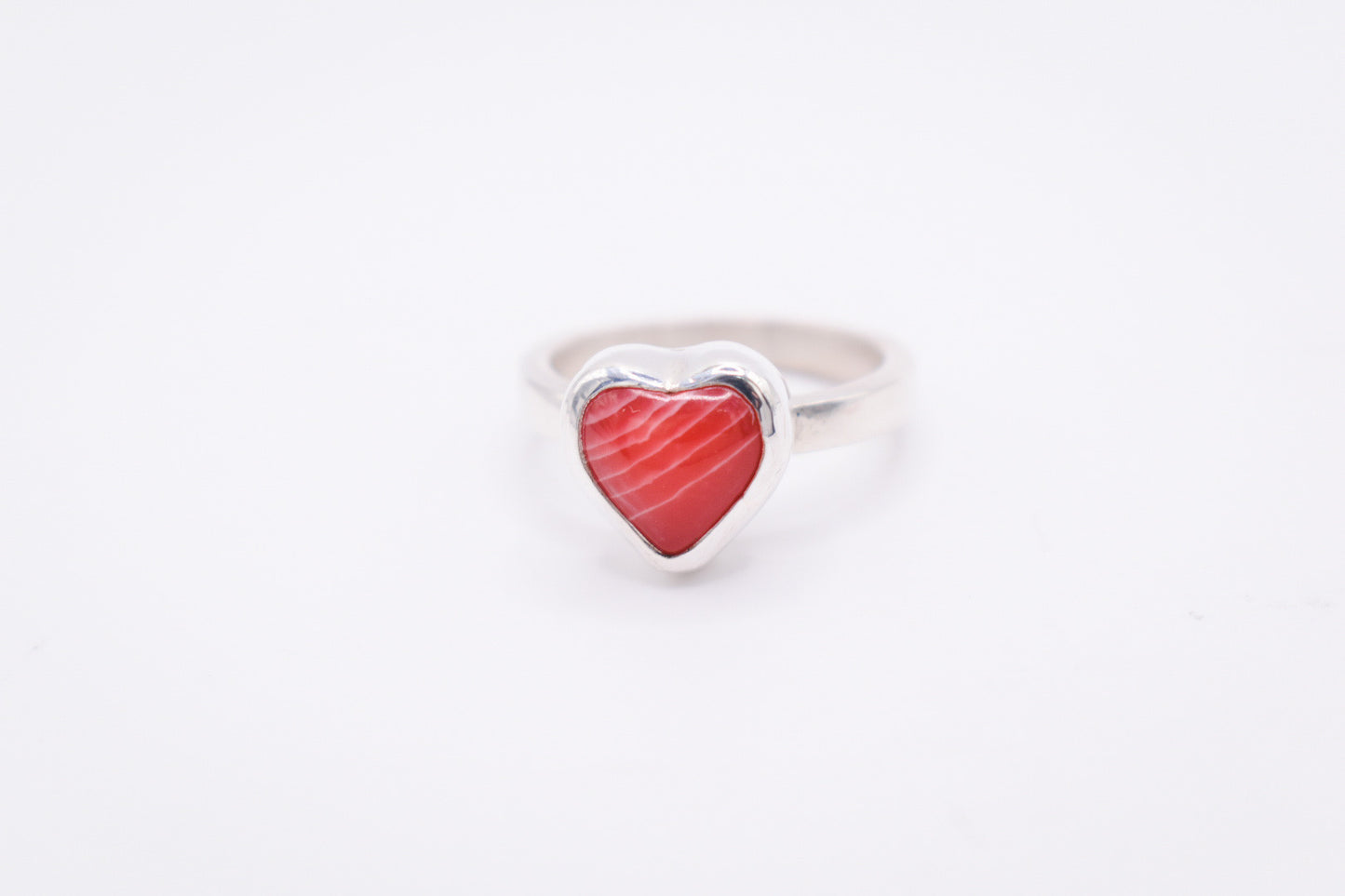 Dainty Rhodochrosite Ring 6