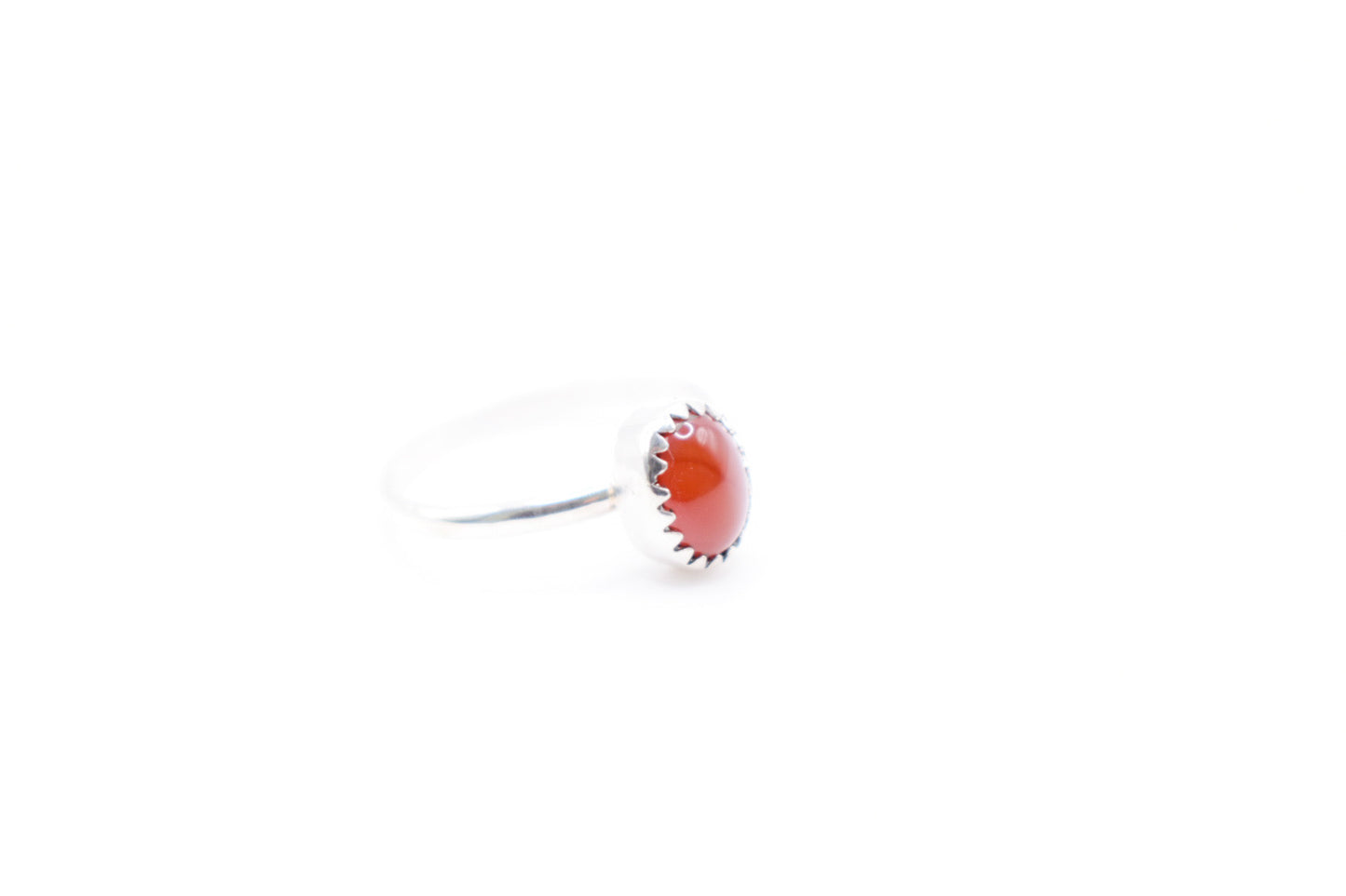 Dainty Carnelian Ring -7