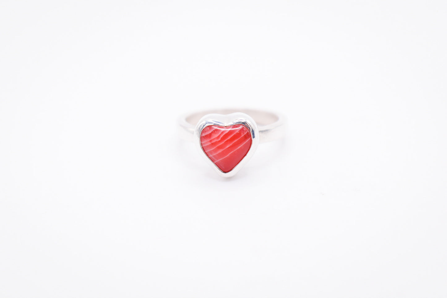 Dainty Rhodochrosite Ring 6