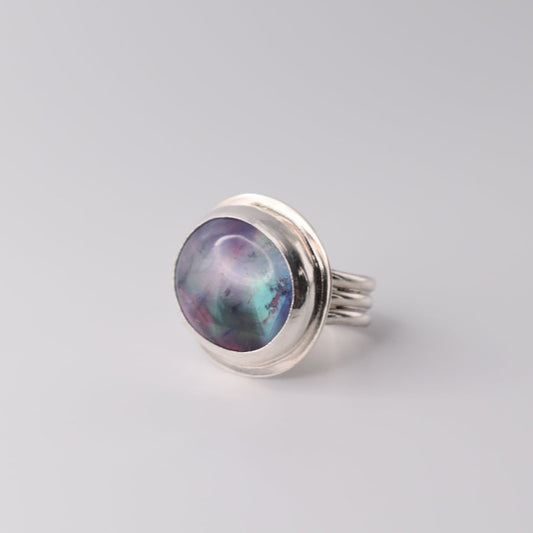 Glowing Aura Opal Ring -6