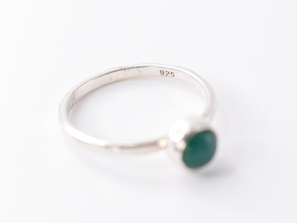 Green Onyx Ring -7